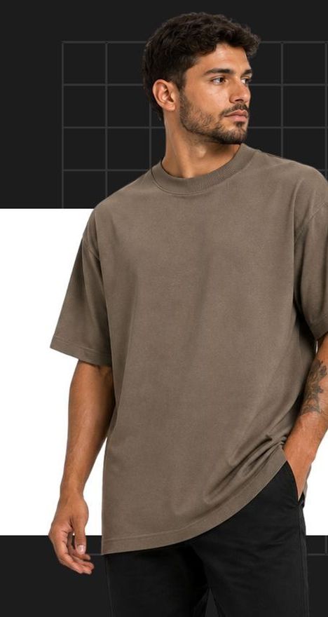 Oversized suedine